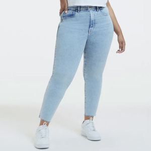 Good American Good Classic Light Compression Jeans, Size 8​